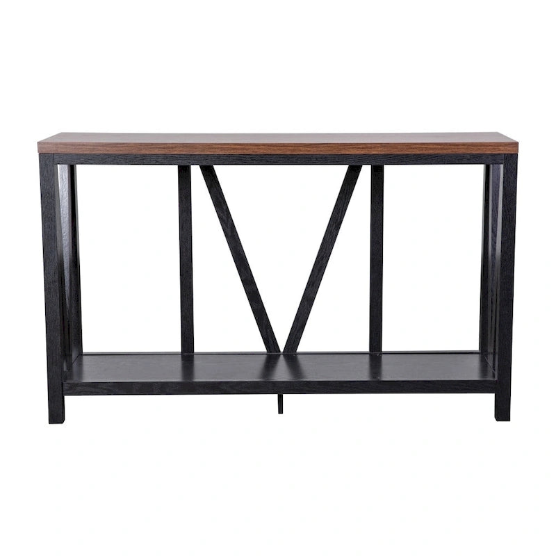 Mesa Consola Rústica Estilo Casa de Campo para Entrada