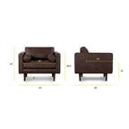 Sillón Napa - Piel Genuina Italiana