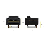 Sillón Napa - Piel Genuina Italiana