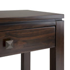 Mesa de Sofá Consola Contemporánea de MADERA MACIZA Essex de 60 pulgadas de Ancho - 60 x 15 x 29.5