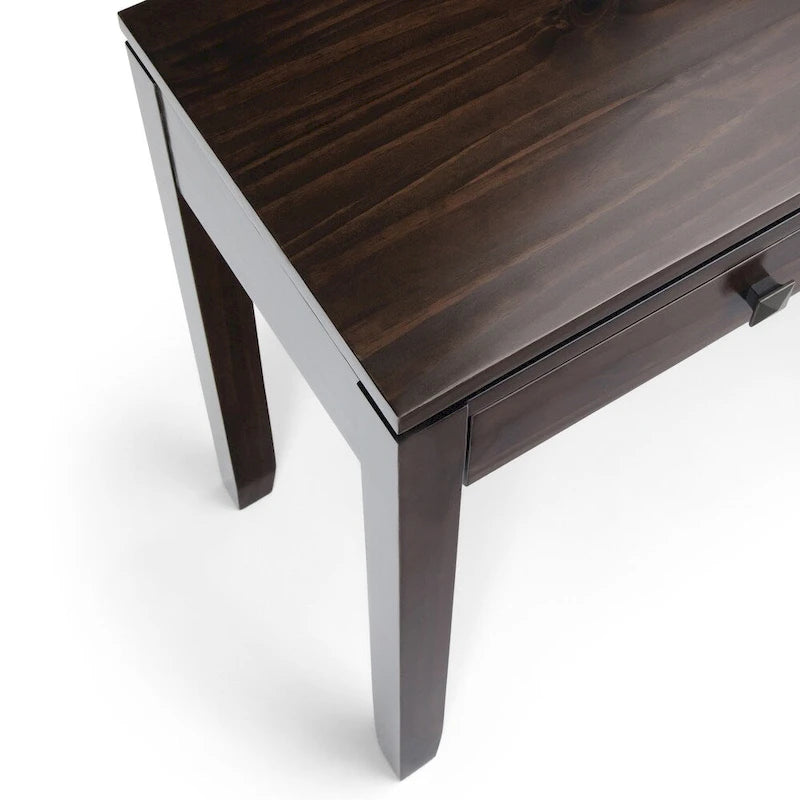 Mesa de Sofá Consola Contemporánea de MADERA MACIZA Essex de 60 pulgadas de Ancho - 60 x 15 x 29.5