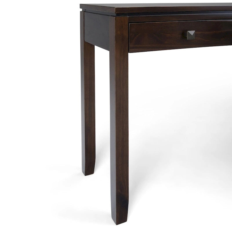 Mesa de Sofá Consola Contemporánea de MADERA MACIZA Essex de 60 pulgadas de Ancho - 60 x 15 x 29.5