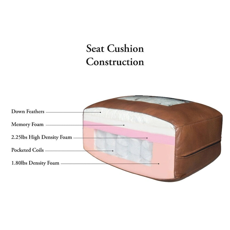 Sofá, diván y sillón Chesterfield de cuero de grano superior