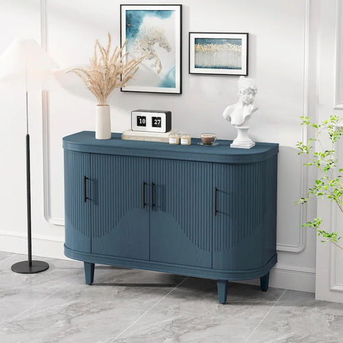 Mesa de centro de madera y mueble de bar de 47.2 pulgadas