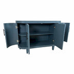 Mesa de centro de madera y mueble de bar de 47.2 pulgadas
