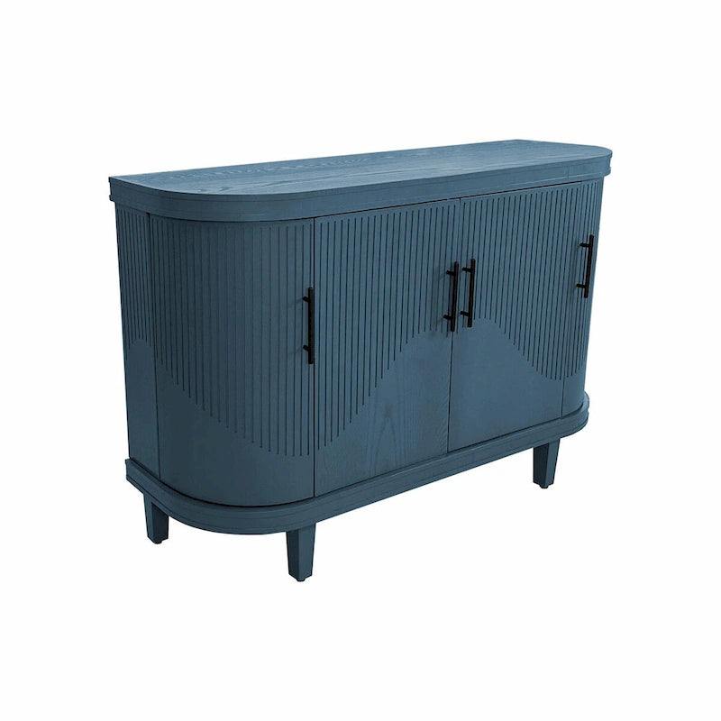 Mesa de centro de madera y mueble de bar de 47.2 pulgadas