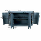 Mesa de centro de madera y mueble de bar de 47.2 pulgadas