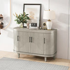 Mesa de centro de madera y mueble de bar de 47.2 pulgadas
