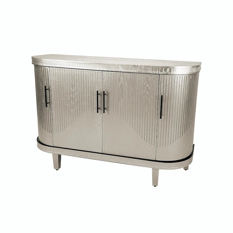 Mesa de centro de madera y mueble de bar de 47.2 pulgadas