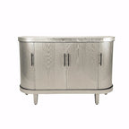 Mesa de centro de madera y mueble de bar de 47.2 pulgadas