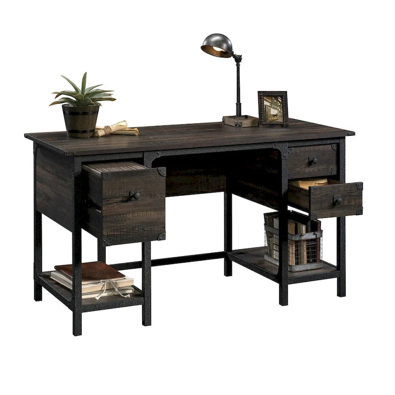 Escritorio doble de pedestal