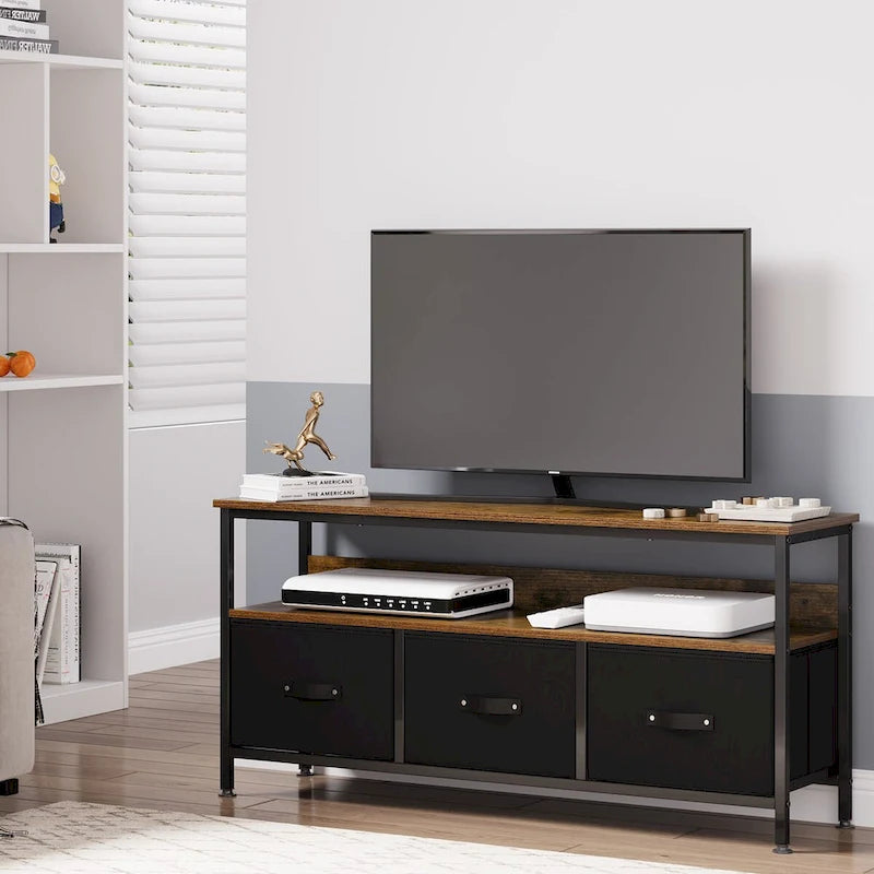Mueble de TV de 55 pulgadas con almacenamiento